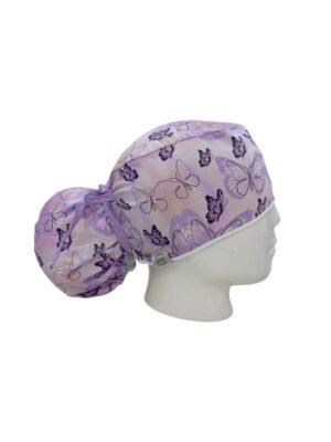 GORRO MARIPOSAS LILA