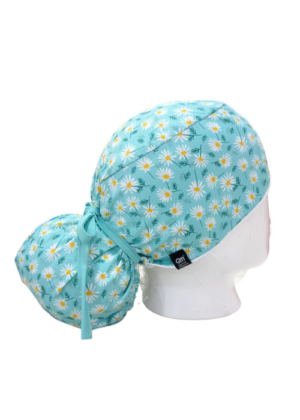 GORRO MARGARITAS FONDO MENTA