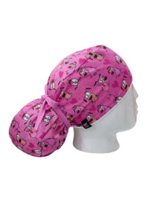 GORRO CORAJE FONDO ROSA